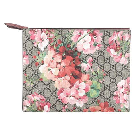 gucci ophidia floral cosmetic case|gucci bloom toiletry pouch.